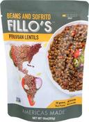 Fillos Mild Peruvian Lentils Beans and Sofrito, 10 Ounce -- 6 per case