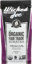 Wicked Joe Organic Sumatra Ground Coffee, 12 Ounce -- 6 per case