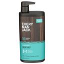 Every Man Jack 3 in 1 Sea Salt All Over Wash, 28.8 Fluid Ounce