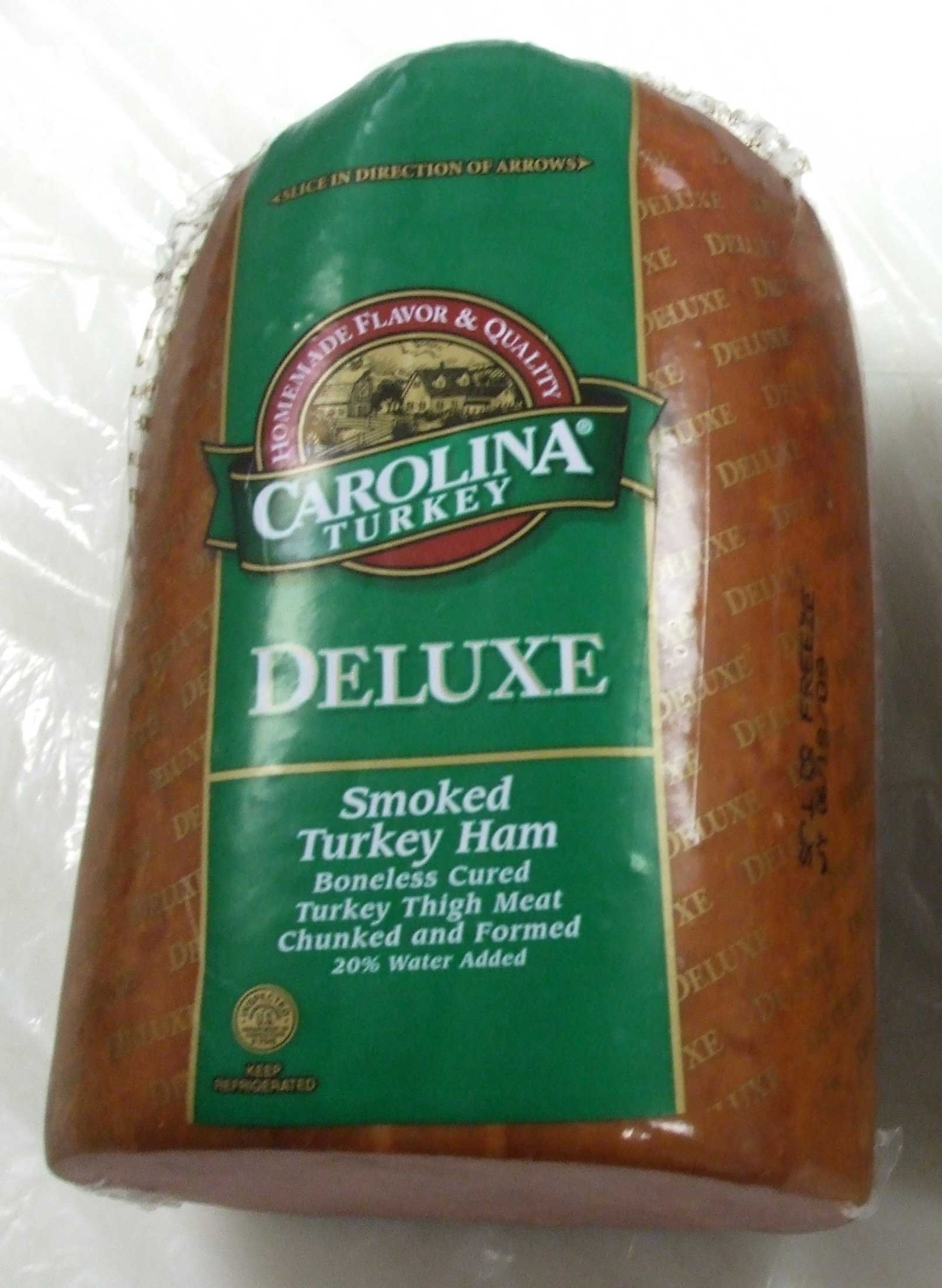 Carolina Deli Turkey Ham, 8 Pound -- 2 per case.