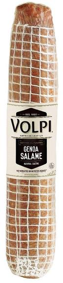 Volpi Genoa Salami - Bulk Vacuum Packing, 80 Ounce -- 5 per case.
