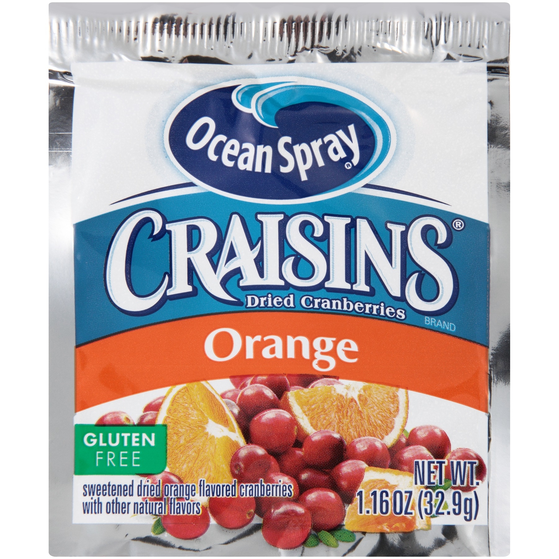 Craisins Orange Flavor Dried Cranberries, 1.16 Ounce -- 200 per case.
