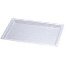 Cal-Mil Clear Shallow Tray, 9 x 26 x 1 inch