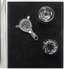 American Metalcraft Black Bar Service Mat, 12 x 18 inch