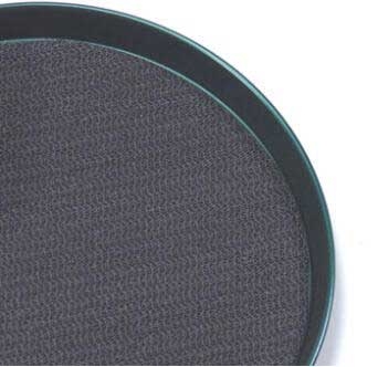 American Metalcraft Black Round Tray Mat, 13 inch