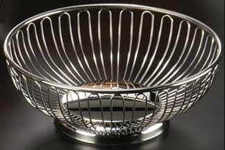 American Metalcraft 18-8 Stainless Steel Round Basket, 6 5/8 inch