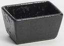 American Metalcraft Black Porcelain Sugar Packet Holder, 5 Ounce