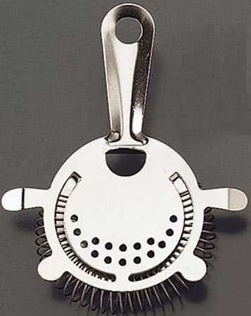 American Metalcraft Stainless Steel 4 Prong Bar Strainer