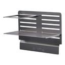 BK Resources GrillCook Pro Large 18 inch Wide Upright Shelf Stand with 18 inch Shelf and 1/6th Pan Holder