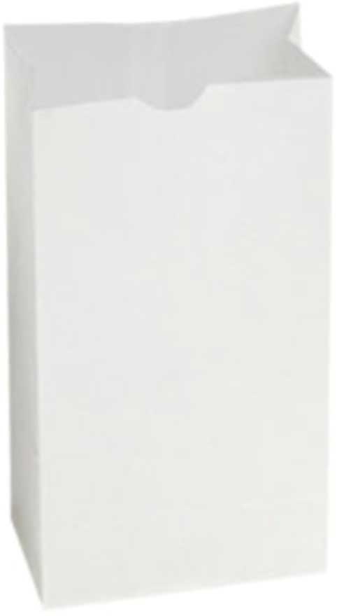 Bagcraft Dubl Wax Automatic Style White Wax Paper Bag, 6 Pound -- 1000 per case