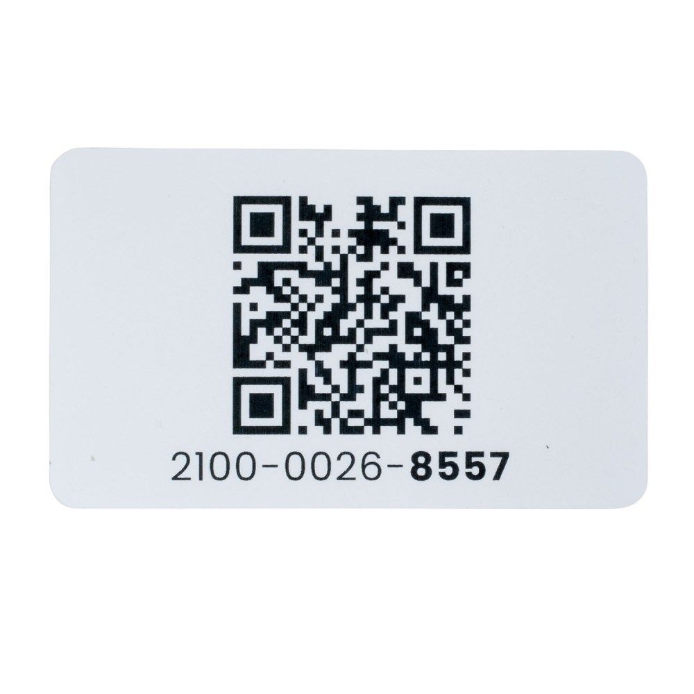 Kroy GoPuff Chain Of Custody QR Code Label, 2.5 x 1.5 inch -- 6 per case