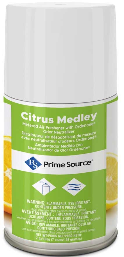 Claire Prime Source Citrus Metered Aerosol Spray, 7 Ounce -- 12 per case