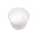 Karat White Double Poly Hot and Cold Food Container, 8 Ounce -- 1000 per case.