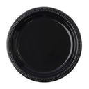 Fineline Black Round Polypropylene Reform Plate, 10.25 inch -- 400 per case
