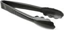 Fineline Platter Pleasers Polypropylene Black Heavy Duty Tong, 9 inch -- 24 per case