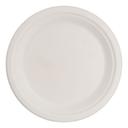 EcoSystems White Formulated Molded Fiber Plate, 9 inch -- 500 per case