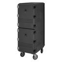 Cambro Non Electric Insulated Tall Black Camcart for Trays and Sheet Pans, 21 1/2 x 33 1/4 x 63 3/4 inch