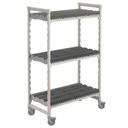 Cambro Camshelving Premium Speckled Gray Mobile Vertical Drying and Storage Rack, 24 x 60 x 75 inch