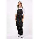 Chef Works Black Berkeley Snap Bib Apron for Unisex