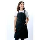 Chef Works Jet Black Berkeley Snap Bib Apron for Unisex