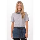 Chef Works Black Steel Grey Crosshatch Bow Tie