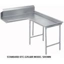 Standard G70 Series Stainless Steel Clean Island 7 Feet Dishtable Left.
