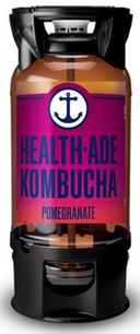 Health Ade Pomegranate Flavor Kombucha, 5.4 Gallon Keg.