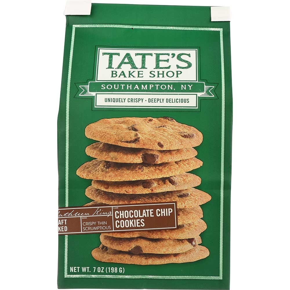 Tates Bake Shop Chocolate Chip Cookie, 7 Ounce -- 12 per case.