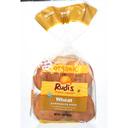 Rudis Organic Wheat Hamburger Bun -- 7 pack per case.