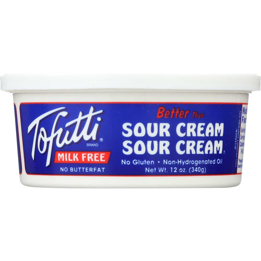 Tofutti Brand Blue Tub Non Hydrogenated Sour Supreme Cream, 12 Ounce -- 12 per case.