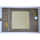 Ultra Thin Crust Par Baked Square Pizza Shell Flatbread, 12 x 12 inch -- 40 per case.