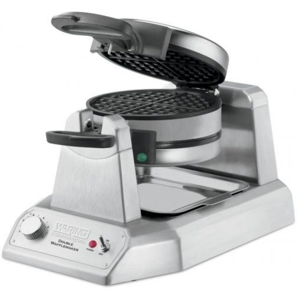 Waring Commercial Heavy Duty Double Vertical Classic Waffle Maker, 120 Volts.