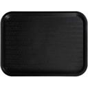 Winco Plastic Black Fast Food Tray, 12 x 16 inch -- 12 per case.