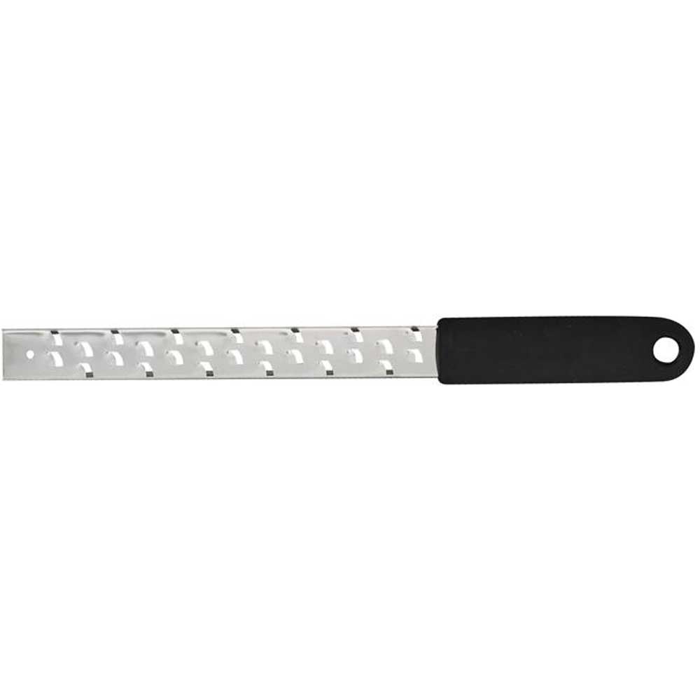 Winco Stainless Steel Medium Coarse Blade Grater with Soft Grip Handle -- 12 per case.