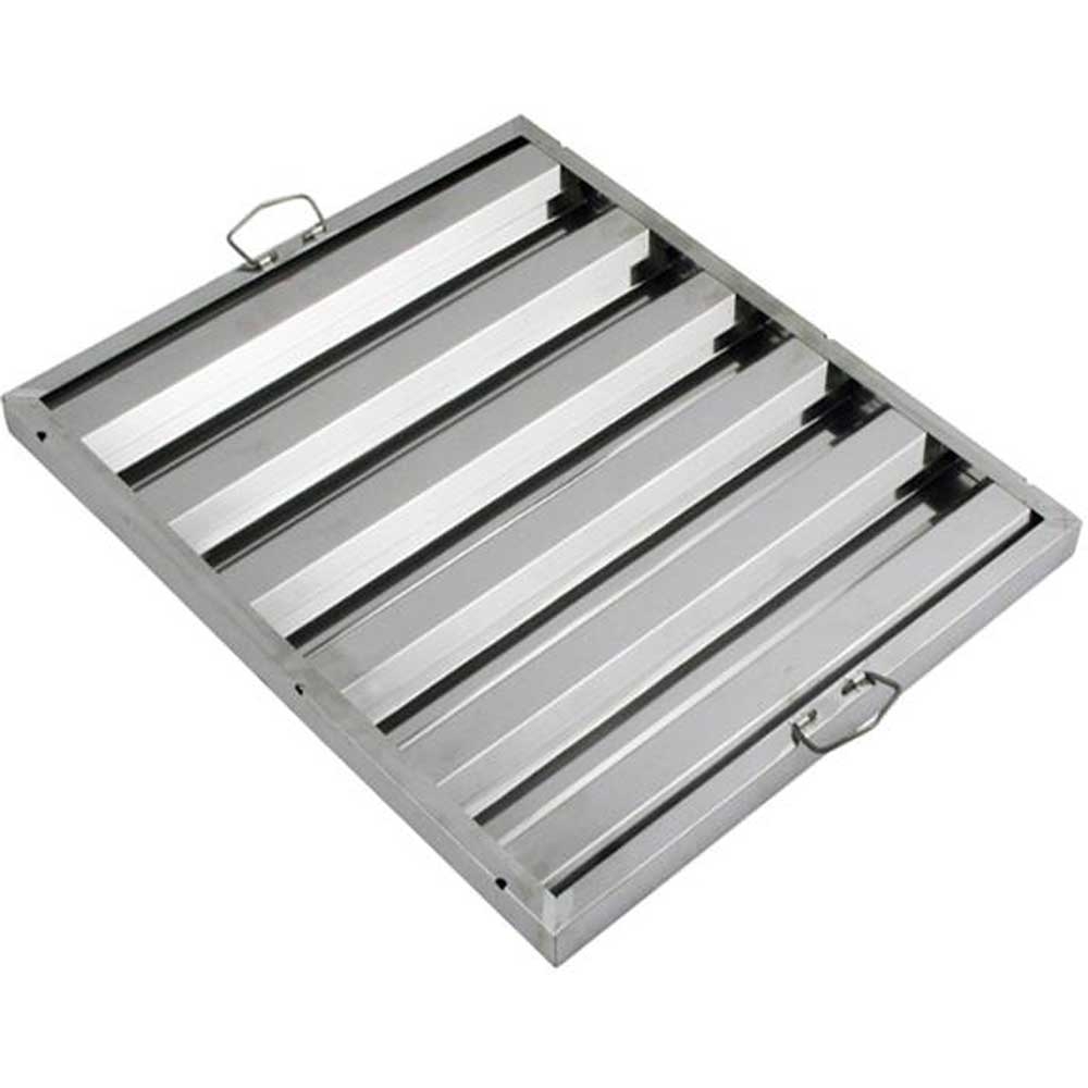 Winco Stainless Steel Horizontal Hood Filter, 20 x 25 x 1 1/2 inch -- 6 per case.