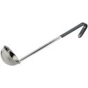 Winco Prime Stainless Steel One Piece Ladle with Gray Handle, 3 Ounce -- 12 per case.