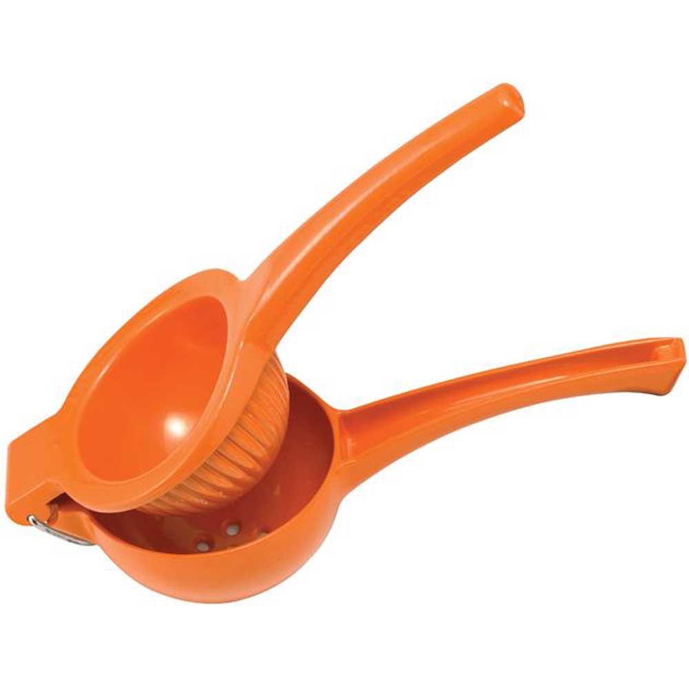 Winco Aluminum Handheld Orange Citrus Squeezer, 9 1/8 inch -- 6 per case.
