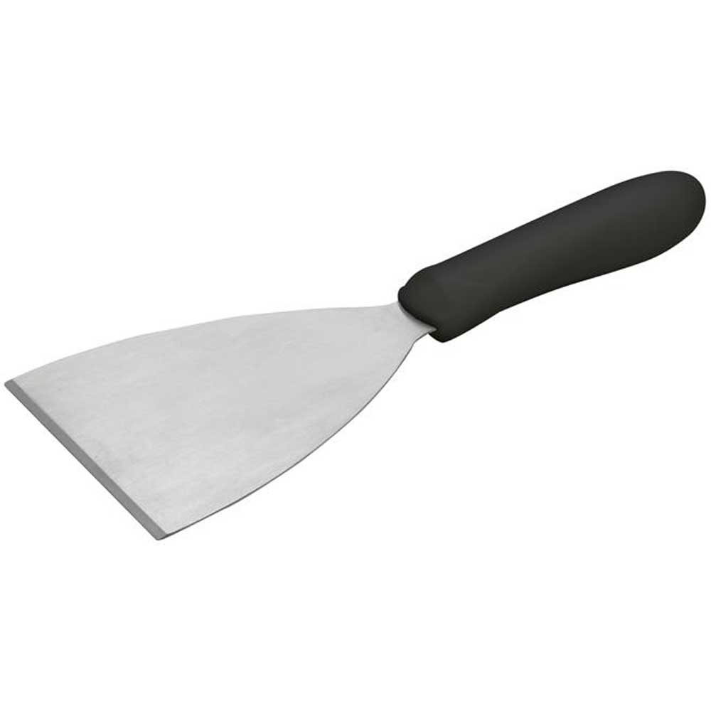 Winco Black Polypropylene Handle Scraper, 4 7/8 x 4 inch Blade -- 12 per case.