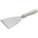 Winco White Polypropylene Handle Scraper, 4 7/8 x 4 inch Blade