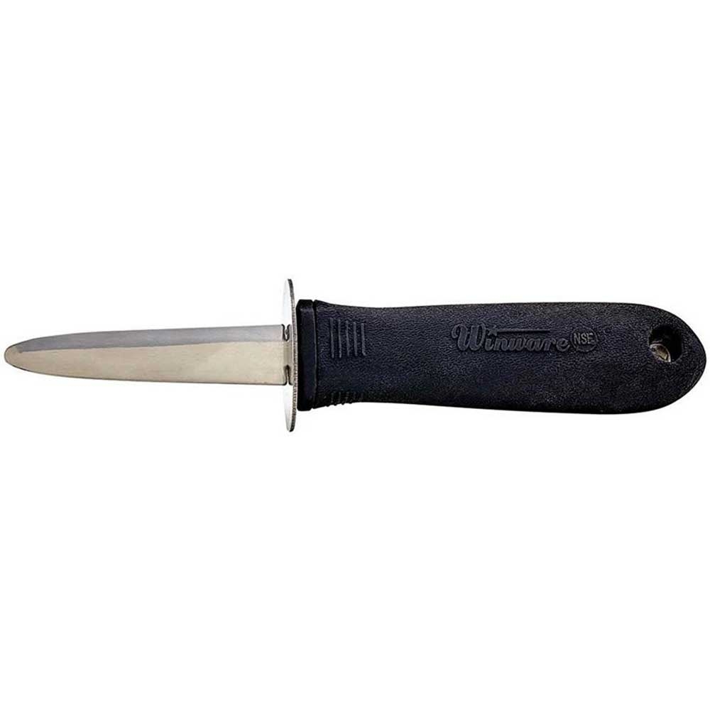 Winco Oyster/Clam Knife with Soft Grip Handle, 2 7/8 inch Blade -- 12 per case.