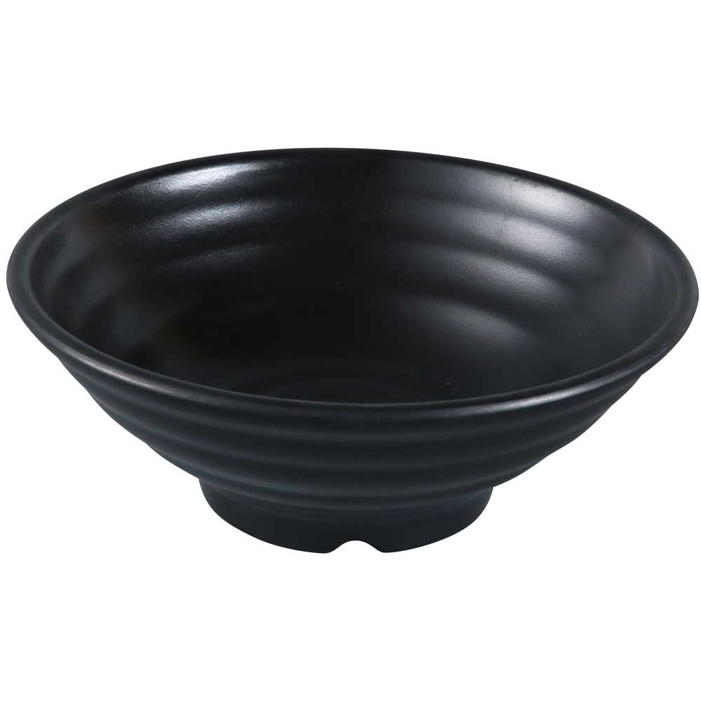 Yanco Asian Style Melamine Round Black Pearl Bowl, 26 Ounce -- 24 per case.