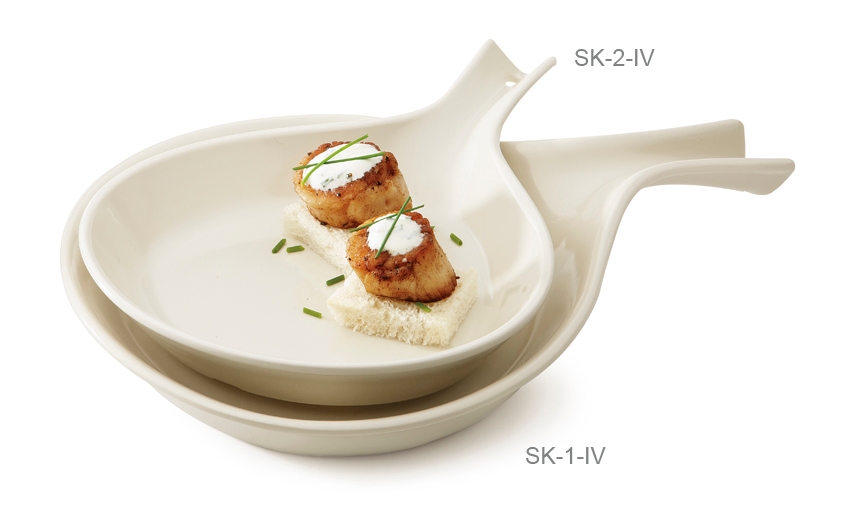 GET Enterprises inc Ivory Melamine Skillet, 16 Ounce -- 12 per case.