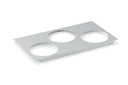 Adapter Plate, Stainless Steel, 3 X 6.5 Inch Opening -- 1 Per Case