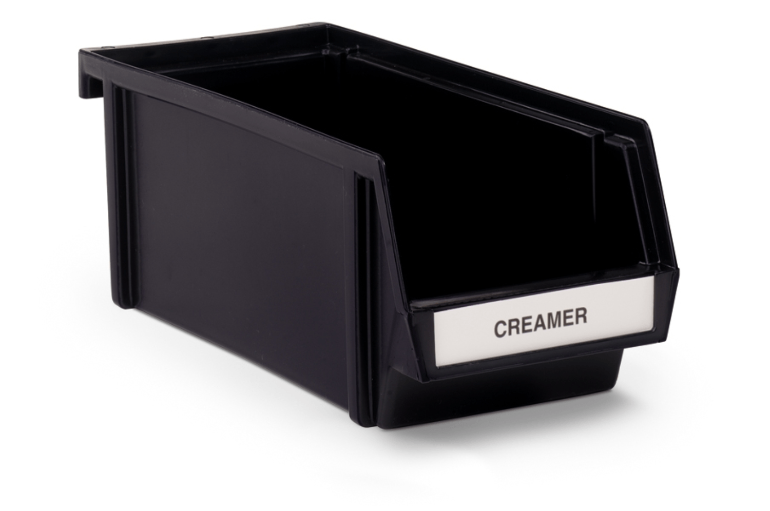 Traex Plastic Black Self Serve System Bin, 11 1/4 inch.