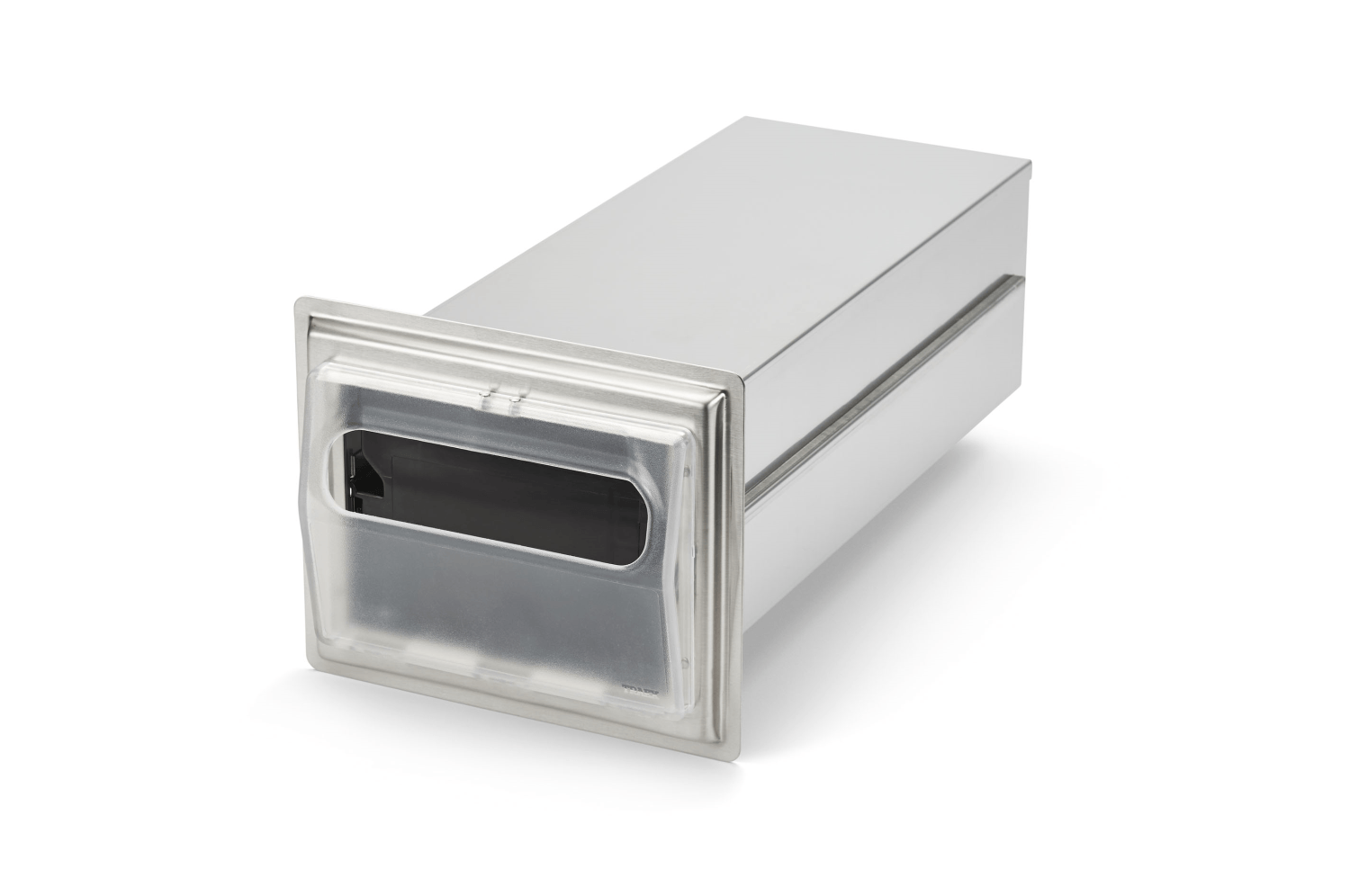 Traex In Counter Napkin Dispenser with Clear Face Plate, 19 1/2 x 9 1/2 x 7 3/4 inch.