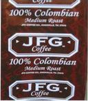 JFG Medium Roast 100 Percent Colombian Portion Pack Coffee, 1.75 Ounce -- 72 per case.