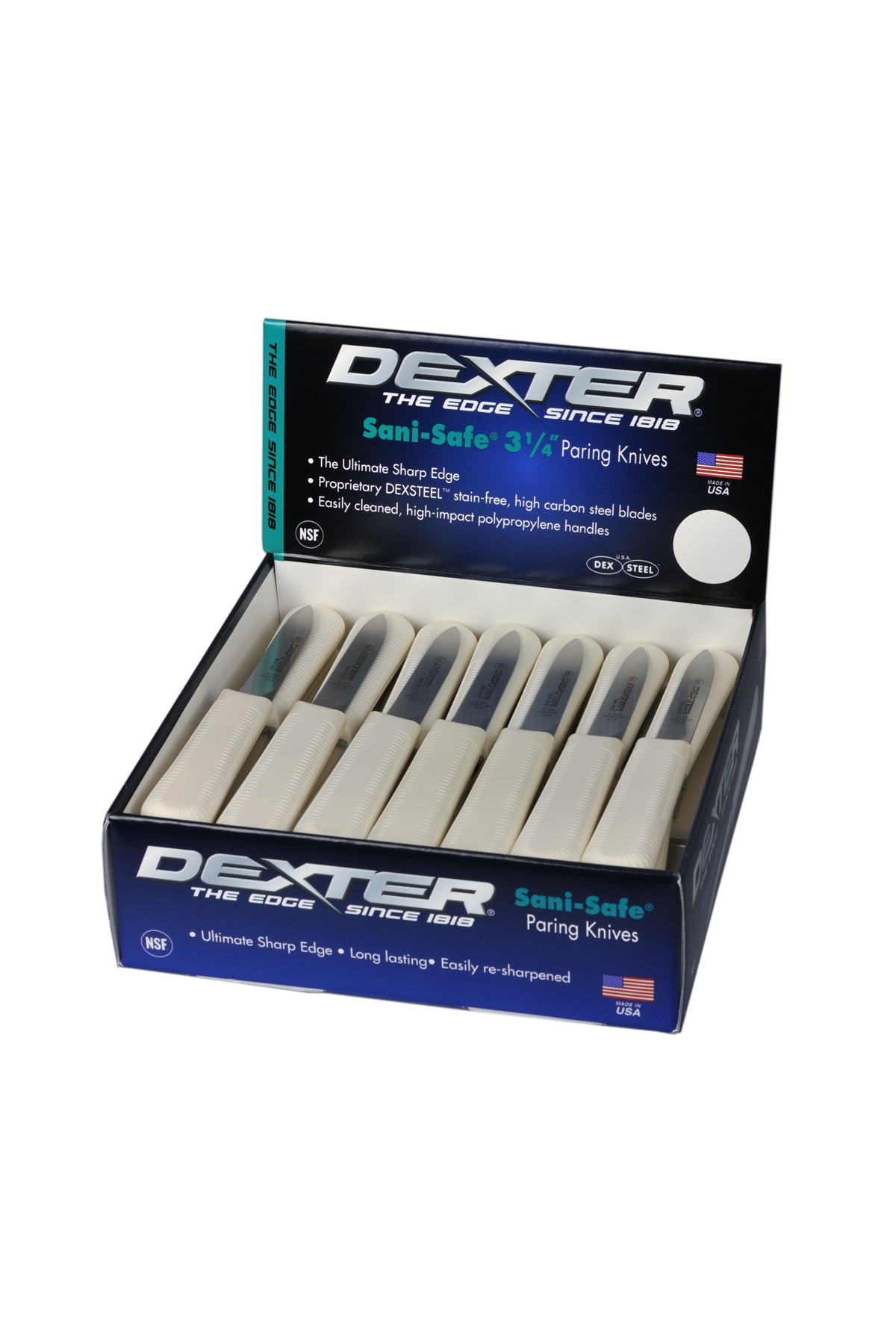 Dexter Russell Sanitary Safe Paring Knife -- 50 per case.