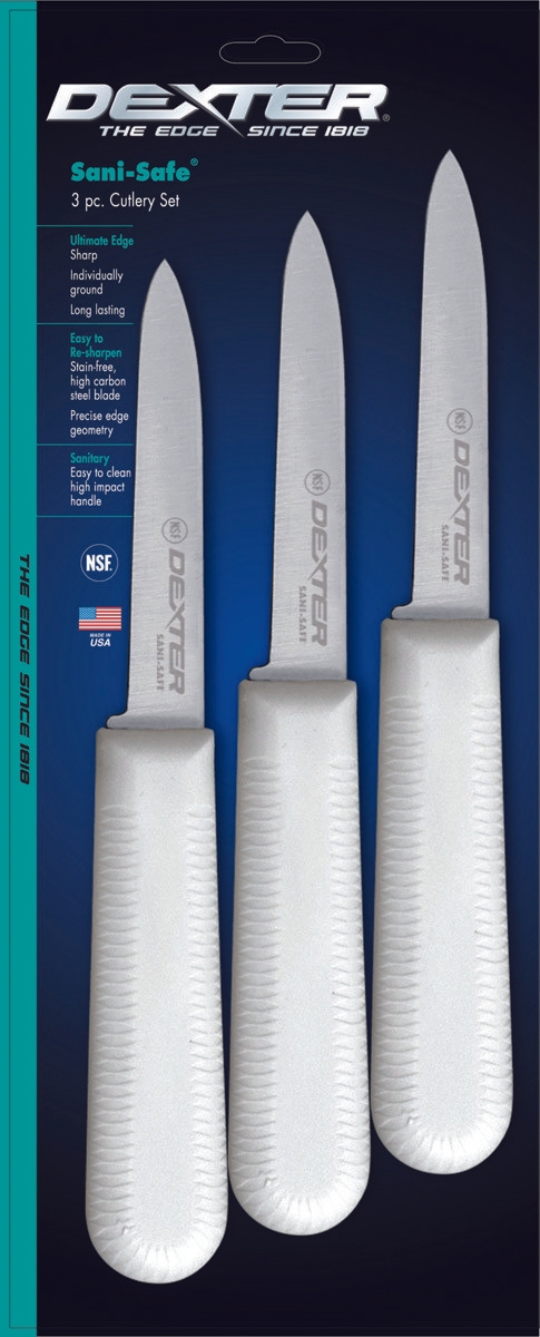 Knife, 3 Pack, S104 Parer Carded Knife --- 3 Each.