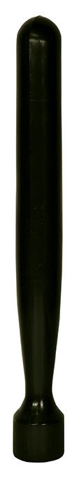 Bar Maid Black Solid Plastic Muddler, 3/4 inch Diameter -- 2 per case.