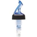 Bar Maid Blue with Black Collar Premium Pour Measured Pourer, 1 Ounce -- 12 per case.